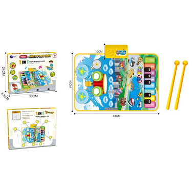 3in1 Electronic Kids Musical Jazz Play Mat
